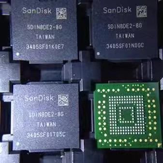 SDIN8DE2-8G全新原装 BGA153球 emmc 8G储存器字库 4.5