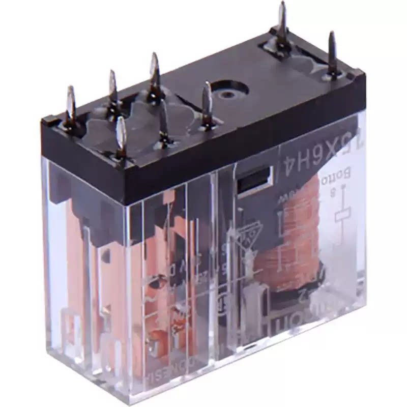 原装omron欧姆龙G2R-2双路8脚5A功放喇叭电磁继电器 直流dc12V24V图片