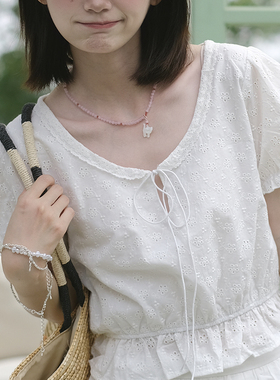 芒岁推荐小众设计百搭项链甜美锁骨链choker链子