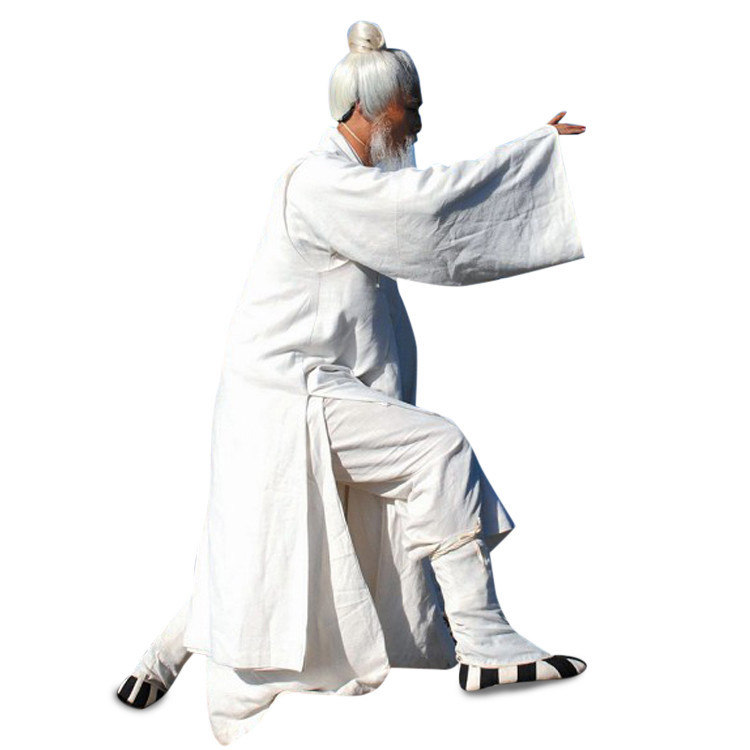 三件套亚麻太极服 武当功夫装武术表演 武当道袍道服 张三丰祖师