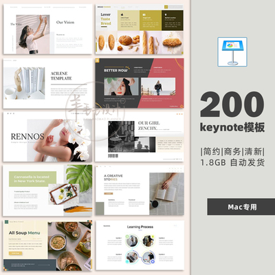 新款200套keynote模板国外高端商务Mac专用模版合集素材下载-956
