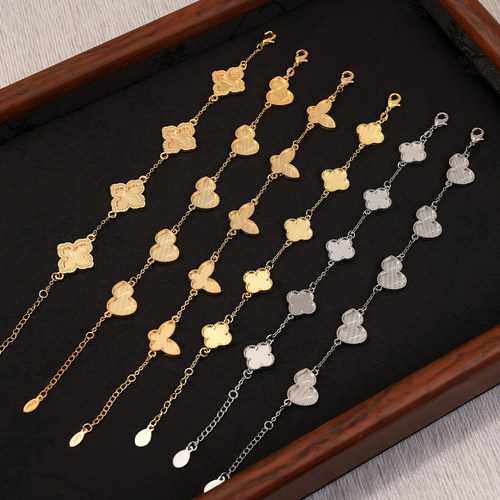 非遗宋锦葫芦四瓣花手串diy新中式手链暖场活动伴手礼送朋友闺蜜