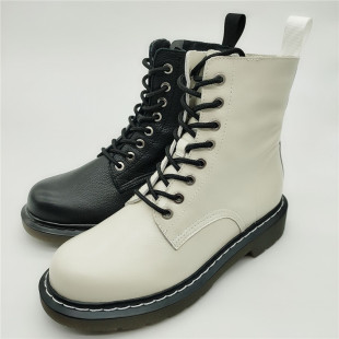 KISSCAT接吻猫2020秋冬时髦简约潮流圆头学院风马丁鞋 KA10548