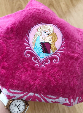 迪shi尼专柜同款！原标签纯棉童巾28*46cm 出门携带bi入 儿童毛巾