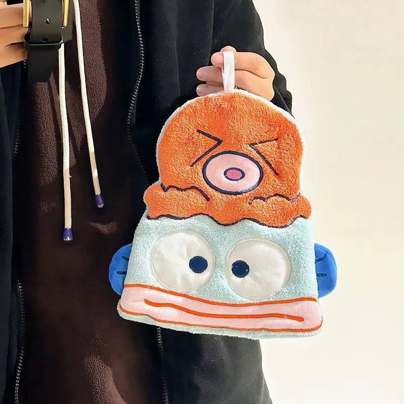 小丑鱼擦手巾！珊瑚绒速干吸水卡通擦手巾厨房巾 宝宝造型小毛巾,家庭/个人清洁工具,厨房擦手巾,淘宝优惠券,粉丝福利购,淘宝优惠卷