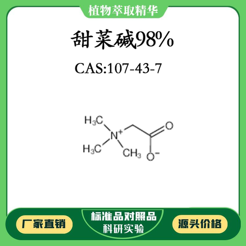 甜菜碱98% 20mg 科研实验对照品标准品 CAS：107-43-7 瓶装 HPLC