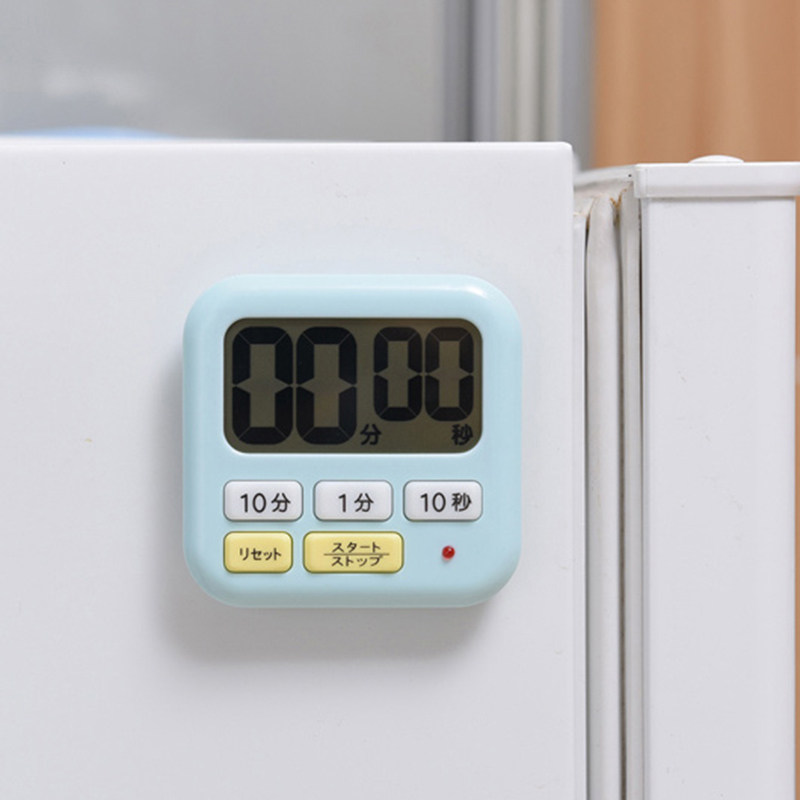 日本lec定时器家用厨房烘焙秒表提醒器儿童电子闹钟学生倒计时器