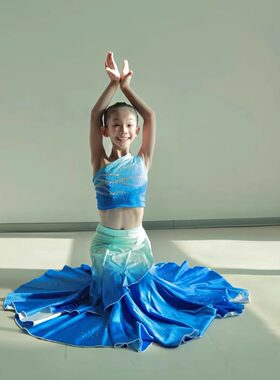 儿童傣族舞蹈服装练功服傣族表演