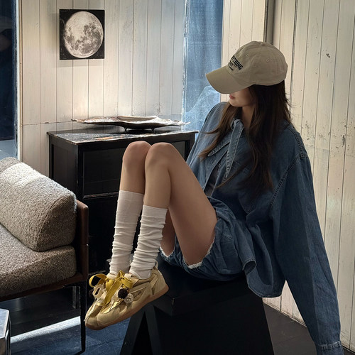 【小发喵】复古厚底运动鞋女休闲百搭增高鞋慵懒风时尚板鞋休闲鞋