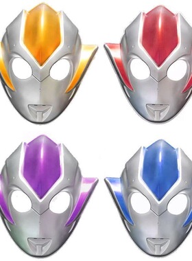 发光格丽乔面具儿童玩具面具奥特漫面具音乐剑活动道具小礼品披风