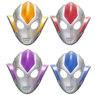 发光格丽乔面具儿童玩具面具奥特漫面具音乐剑活动道具小礼品披风