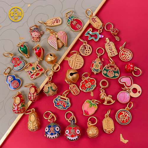 diy古法金网红同款女生滴溜手链