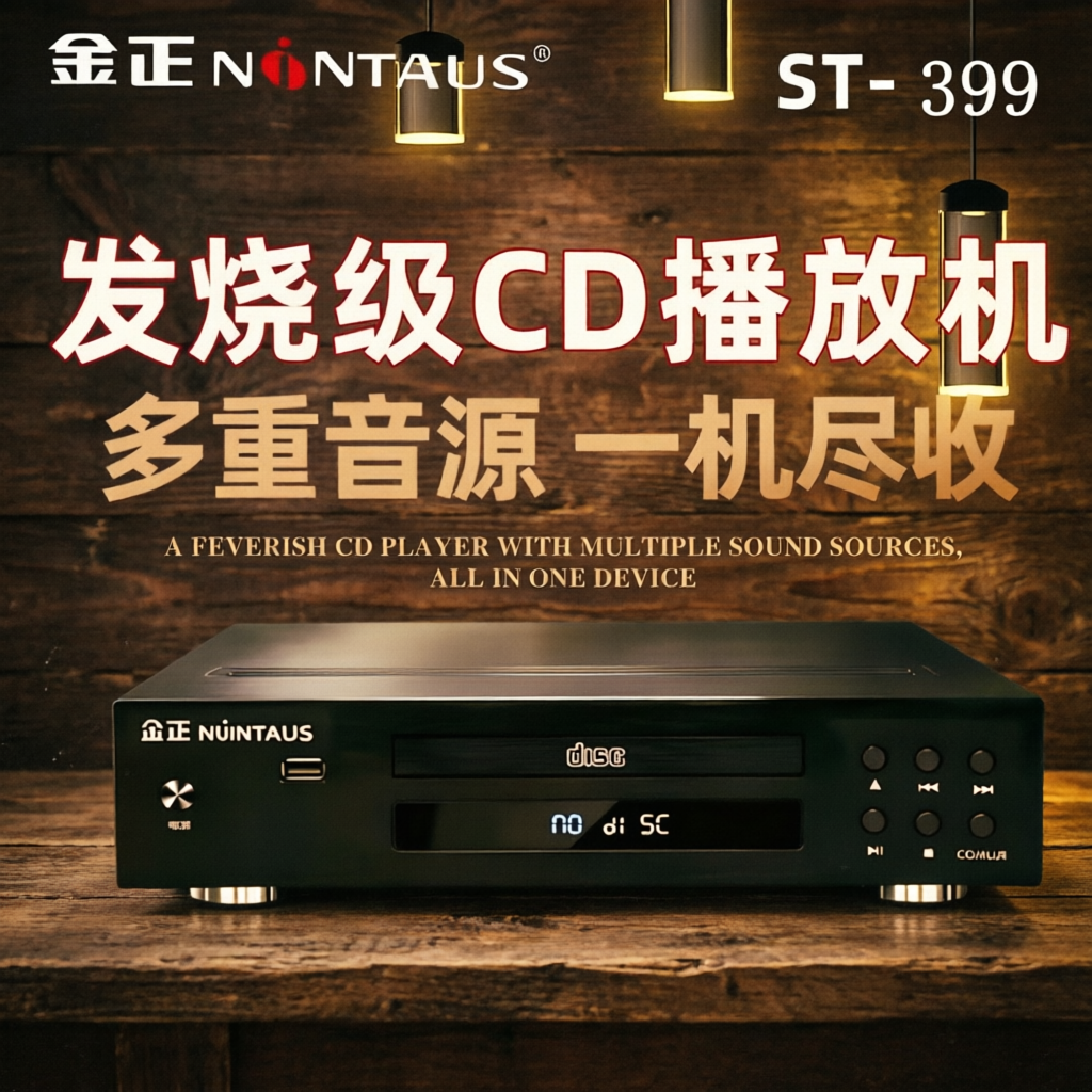 金正蓝牙纯CD播放机发烧专业hifi音响CD DSP平衡无损音乐转盘机CD