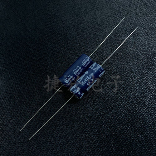 25V470UF 进口日本依娜 U标 发烧音频 轴向卧式 铝电解电容 10X25