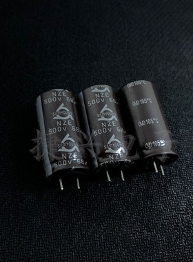 500V68UF 全新进口韩国三莹 滤波 高压电解电容 68UF500V 18X35