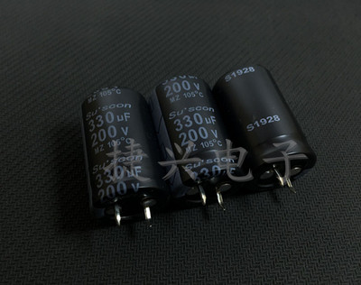 全新原装冠坤 电源长寿命 铝电解电容 200V330UF 330UF200V 22X35