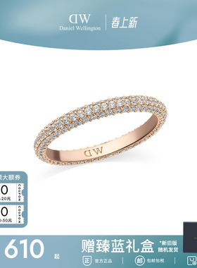 DW戒指 PAVÉ系列星耀戒指女轻奢高级感小众设计情侣对戒
