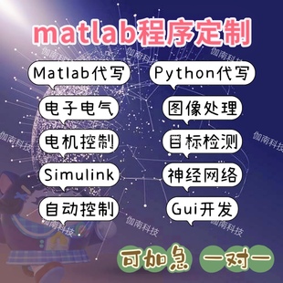 MATLAB程序代编图像处理仿真算法优化电力电子simulink控制点云