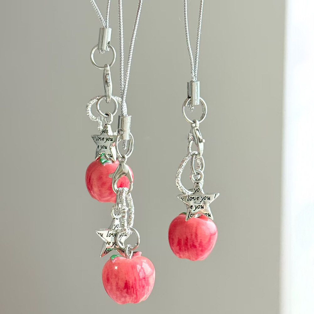 一颗立体小苹果创意仿真苹果手机链背包挂件包包钥匙扣挂饰礼物女,服饰配件/皮带/帽子/围巾,包挂件,淘宝优惠券,粉丝福利购,淘宝优惠卷