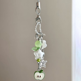 【青苹果】ins风星星手机链钥匙扣简约百搭咕卡包包ccd相机挂件