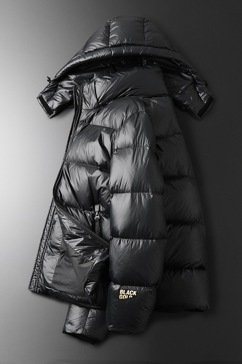 新款黑金系连帽羽绒服标90白鸭绒QT2031-032-P490（控价640）,男装羽绒服,钱塘6020-1