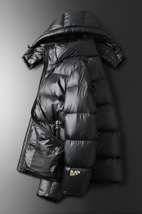 新款黑金系连帽羽绒服标90白鸭绒 QT2031-032-P490（控价640）图片