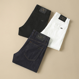 2024春夏男士修身小直筒牛仔裤QT2031-3502-P150，男装牛仔裤，钱塘6020-1