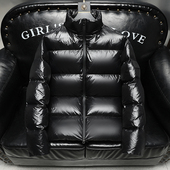 022 新款 P580 QT6020 立领欧版 加大羽绒服90白鸭绒