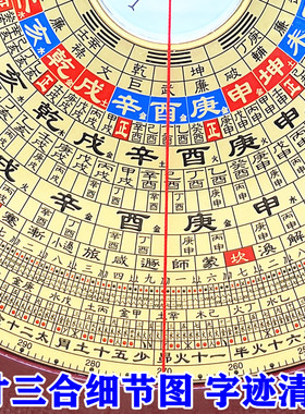 正品崇道堂罗盘高精度纯铜大字体