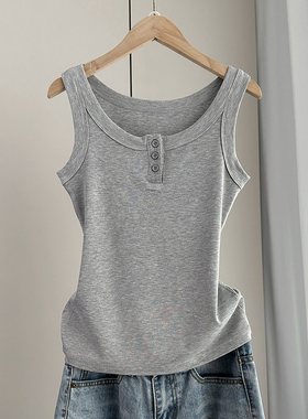 吊带背心女内搭西装新款2025春夏季新款莫代尔棉白色打底无袖上衣