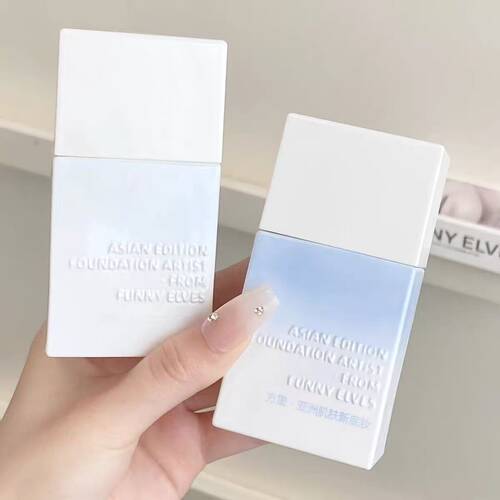 FUNNY ELVES方里盈润持妆防晒粉底液SPF35奶油肌不卡粉提亮25ml