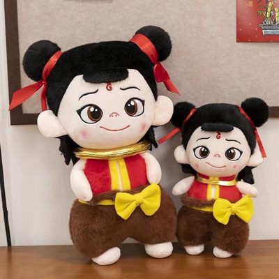 爆款魔童哪吒玩偶公仔毛绒玩具