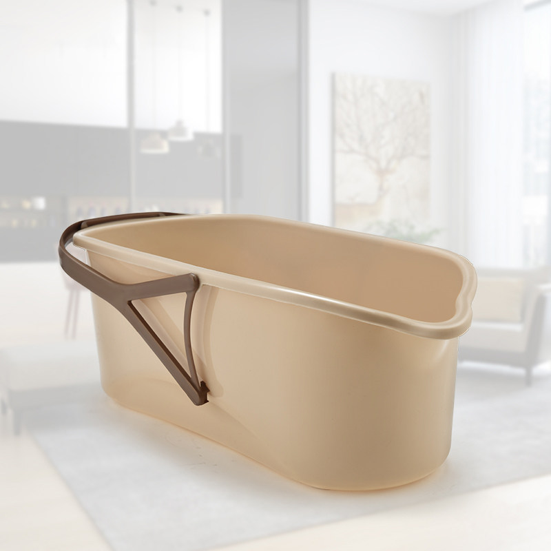 大拇子 长方形洗拖把桶家用加厚大水桶大容量塑料手提蓄储挤水桶