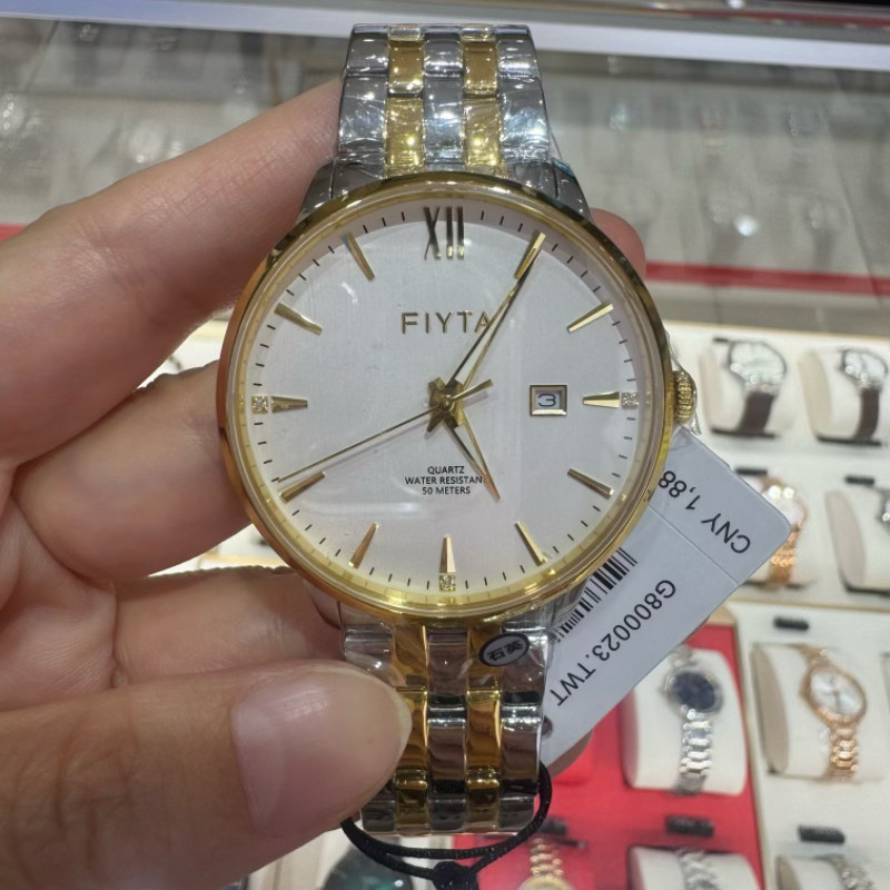 2025商场新款飞亚达卓雅系列情侣表钢带男石英表夜光女表G800023