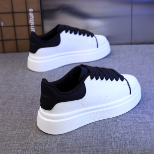 2024春秋新款 休闲运动板鞋 真皮男鞋 百搭小白鞋 透气防滑 时尚 情侣款