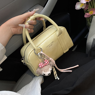 高级感小众设计保龄球包包女2025新款潮流时尚百搭洋气手提包小包