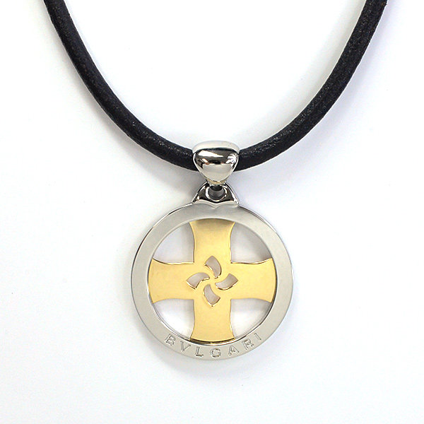 宝格丽 BVLGARI Tondo Cross 钢间黄金项链 50cm 99新请咨询库存|msdalam kategori Aksesori/Barang Kemas Fesyen, kalung - dari Buy2taobao.com untuk memberikan perkhidmatan ejen Taobao profesional membeli