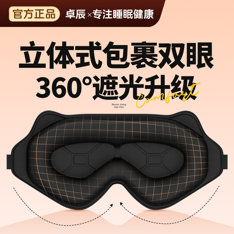 【6D超立体睡眠眼罩】全包无光图片