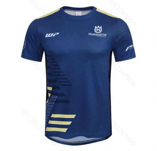 夏季新款husqvarna胡斯瓦纳越野短袖T恤骑行服摩托车服机车速干衣
