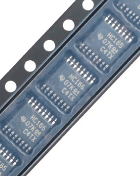 SN74HC165PWR  丝印HC165 TSSOP-16 8位并行负载移位寄存器IC