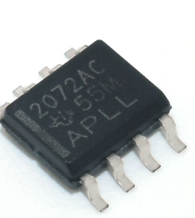 全新原装 TLE2072ACDR  丝印2072AC SOP-8 精密双通道放大器