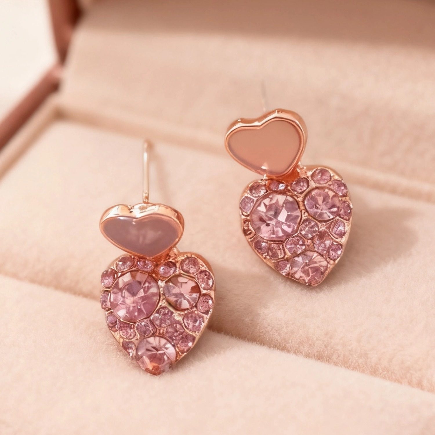 新款粉色耳钉女精致时尚气质百搭耳环网红爱心甜美轻奢耳饰批发,饰品/流行首饰/时尚饰品新,耳钉,淘宝优惠券,粉丝福利购,淘宝优惠卷