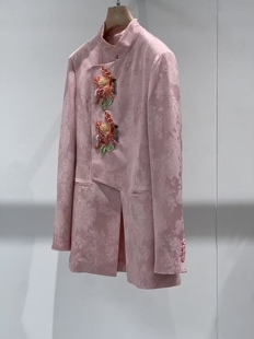 法绣西服外套 原创设计师品牌高端定制国风新中式 询价私信 正版