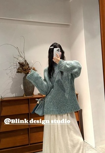 CJZP 100%山羊绒花纱加厚圆领康赛妮纱线询价私信 2025年秋冬新品