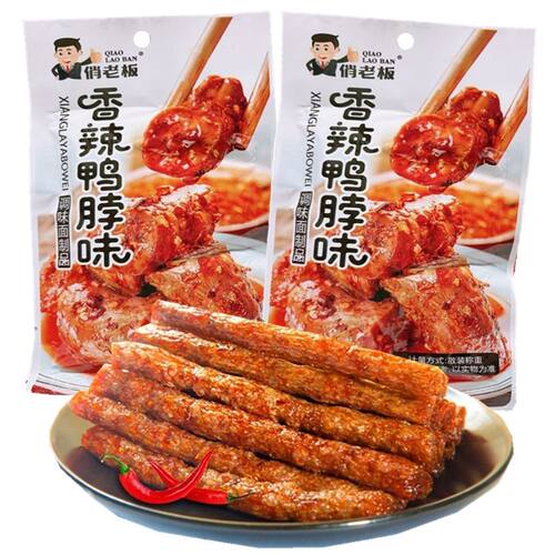 俏老板解馋素香辣鸭脖味辣条