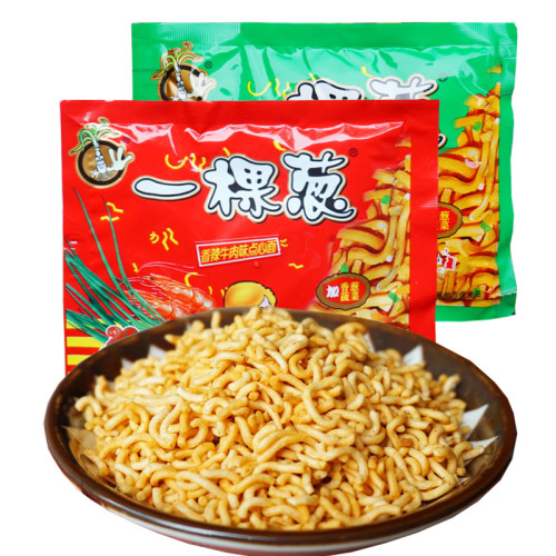 一棵葱点心面香葱味方便面碎碎面