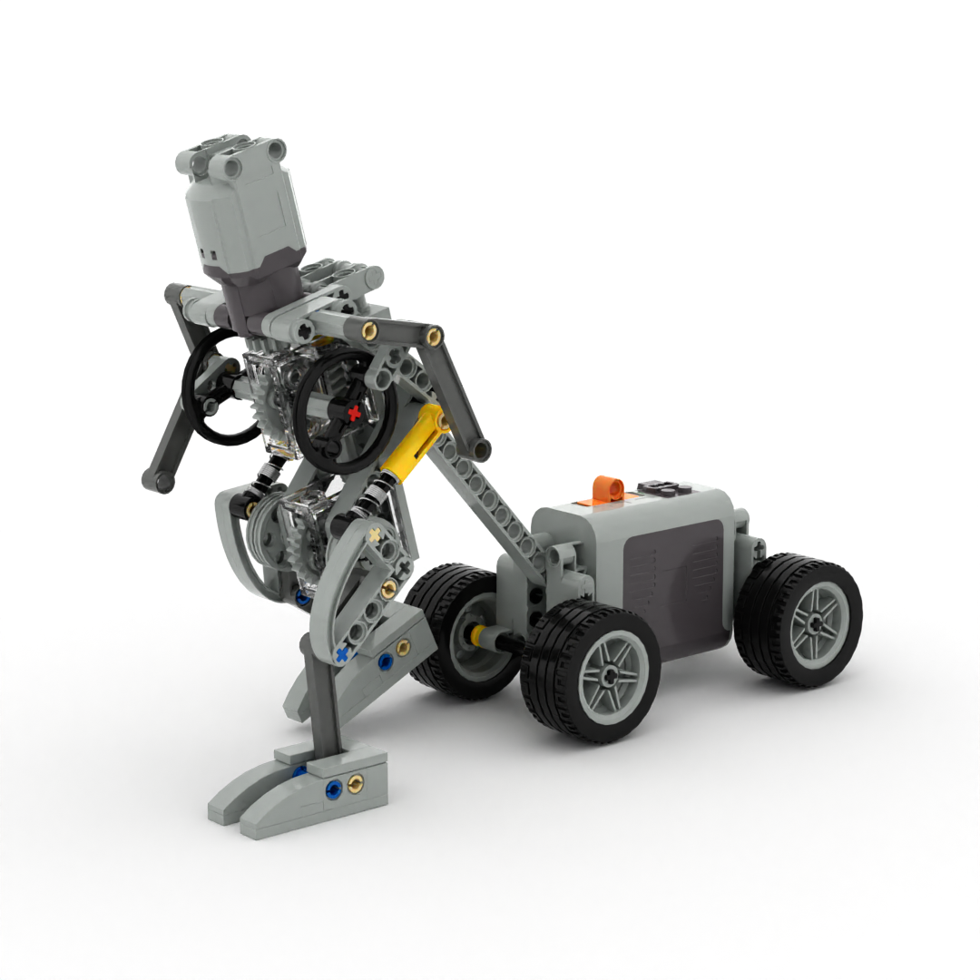 国产积木电动机械模型拼装套装