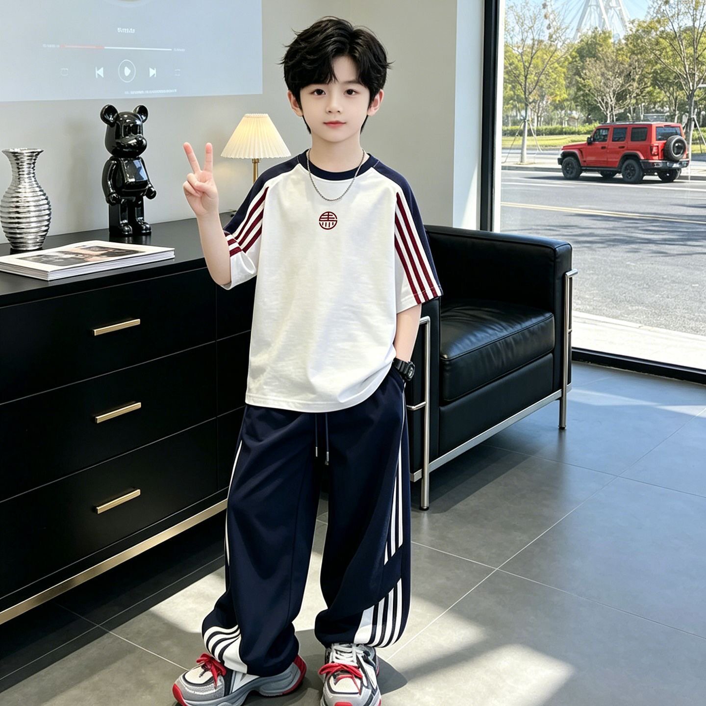 儿童男童套装2026新款夏装韩套装