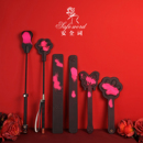 温变系小猫温感变色sp马鞭皮鞭戒尺小圈实践剧本杀道具蝴蝶留印拍