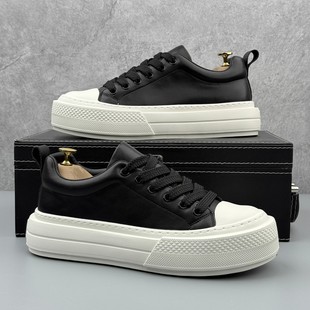 板鞋 厚底痞帅炸街增高鞋 男2025秋季 潮牌高级感休闲鞋 新款 网红爆款